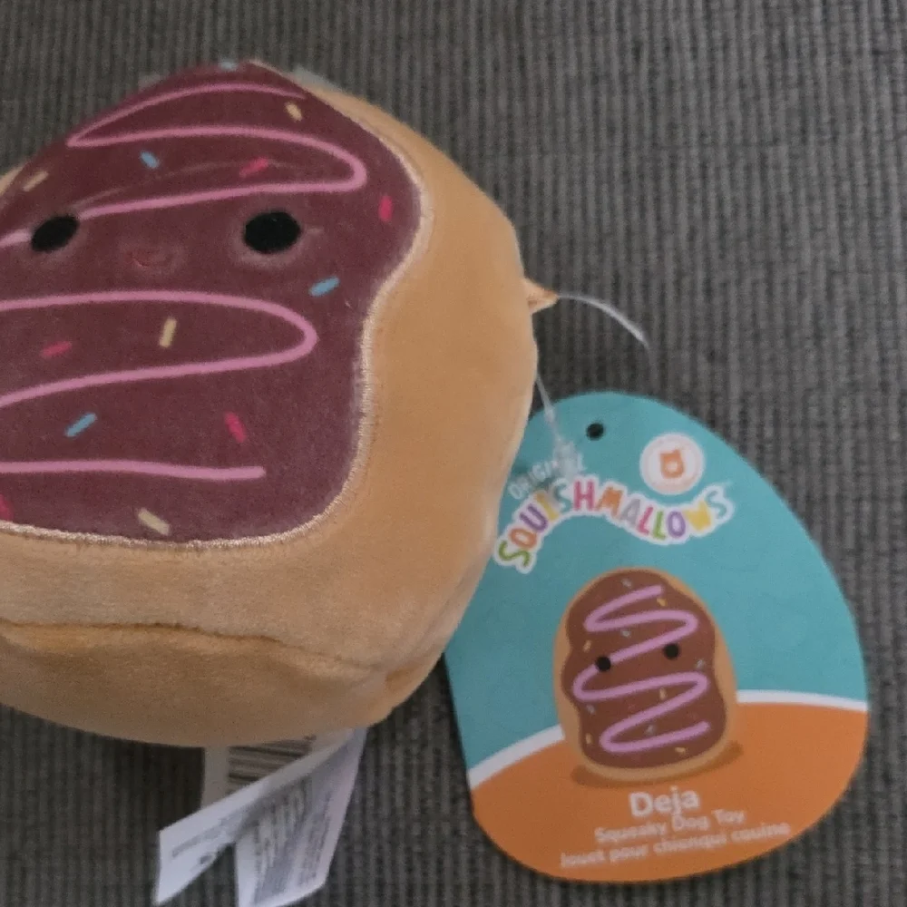 Squishmallow Squeaky Dog Toy Deja, Set Of Four, NWT